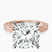 Pre-Designed 10kt Rose Gold Ivory Vintage Solitaire Lab Diamond Ring