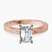 Pre-Designed 18kt Rose Gold Ivory Vintage Solitaire Lab Diamond Ring