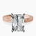 Pre-Designed 14kt Rose Gold Ivory Vintage Solitaire Lab Diamond Ring