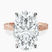 Pre-Designed 14kt Rose Gold Ivory Vintage Solitaire Lab Diamond Ring