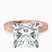 Pre-Designed 14kt Rose Gold Ivory Vintage Solitaire Lab Diamond Ring
