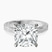 Pre-Designed Platinum Ivory Vintage Solitaire Lab Diamond Ring