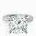 Pre-Designed Platinum Ivory Vintage Solitaire Lab Diamond Ring