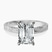 Pre-Designed Platinum Ivory Vintage Solitaire Lab Diamond Ring