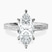 Pre-Designed Platinum Ivory Vintage Solitaire Lab Diamond Ring