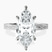 Pre-Designed Platinum Ivory Vintage Solitaire Lab Diamond Ring
