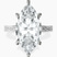 Pre-Designed Platinum Ivory Vintage Solitaire Lab Diamond Ring