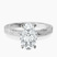 Pre-Designed 18ct White Gold Ivory Vintage Solitaire Lab Diamond Ring