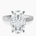 Pre-Designed 14kt White Gold Ivory Vintage Solitaire Lab Diamond Ring