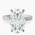 Pre-Designed 18kt White Gold Ivory Vintage Solitaire Lab Diamond Ring