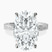 Pre-Designed 10kt White Gold Ivory Vintage Solitaire Lab Diamond Ring