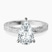 Pre-Designed 9ct White Gold Ivory Vintage Solitaire Lab Diamond Ring