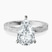 Pre-Designed 14kt White Gold Ivory Vintage Solitaire Lab Diamond Ring