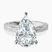Pre-Designed Platinum Ivory Vintage Solitaire Lab Diamond Ring