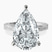 Pre-Designed 14kt White Gold Ivory Vintage Solitaire Lab Diamond Ring