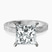 Pre-Designed Platinum Ivory Vintage Solitaire Lab Diamond Ring
