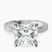 Pre-Designed Platinum Ivory Vintage Solitaire Lab Diamond Ring