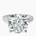 Pre-Designed Platinum Ivory Vintage Solitaire Lab Diamond Ring