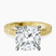 Pre-Designed 14kt Yellow Gold Ivory Vintage Solitaire Lab Diamond Ring