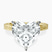 Pre-Designed 14kt Yellow Gold Ivory Vintage Solitaire Lab Diamond Ring