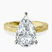 Pre-Designed 18kt Yellow Gold Ivory Vintage Solitaire Lab Diamond Ring