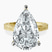 Pre-Designed 14kt Yellow Gold Ivory Vintage Solitaire Lab Diamond Ring