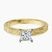 Pre-Designed 10kt Yellow Gold Ivory Vintage Solitaire Lab Diamond Ring