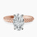Sansa Solitaire Lab Diamond Engagement Ring in 9ct Rose Gold