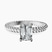 Pre-Designed 18kt White Gold Sansa Solitaire Lab Diamond Ring
