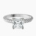 Sansa Solitaire Lab Diamond Engagement Ring in 9ct White Gold
