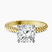 Pre-Designed 18kt Yellow Gold Sansa Solitaire Lab Diamond Ring