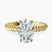 Sansa Solitaire Lab Diamond Engagement Ring in 18kt Yellow Gold