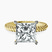 Pre-Designed 14kt Yellow Gold Sansa Solitaire Lab Diamond Ring