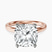 Pre-Designed 14kt Rose Gold Four Prong Solitaire 2mm Lab Diamond Ring