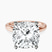 Pre-Designed 18kt Rose Gold Four Prong Solitaire 2mm Lab Diamond Ring
