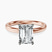 Pre-Designed 18ct Rose Gold Four Prong Solitaire 2mm Lab Diamond Ring