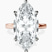 Pre-Designed 14kt Rose Gold Four Prong Solitaire 2mm Lab Diamond Ring