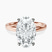 Pre-Designed 18kt Rose Gold Four Prong Solitaire 2mm Lab Diamond Ring