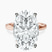 Pre-Designed 18kt Rose Gold Four Prong Solitaire 2mm Lab Diamond Ring