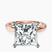 Pre-Designed 18kt Rose Gold Four Prong Solitaire 2mm Lab Diamond Ring