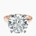 Pre-Designed 10kt Rose Gold Four Prong Solitaire 2mm Lab Diamond Ring