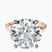 Pre-Designed 10kt Rose Gold Four Prong Solitaire 2mm Lab Diamond Ring