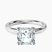 Pre-Designed Platinum Four Prong Solitaire 2mm Lab Diamond Ring