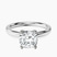 Pre-Designed 14kt White Gold Four Prong Solitaire 2mm Lab Diamond Ring