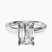 Pre-Designed Platinum Four Prong Solitaire 2mm Lab Diamond Ring