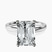 Pre-Designed Platinum Four Prong Solitaire 2mm Lab Diamond Ring