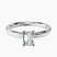 Pre-Designed Platinum Four Prong Solitaire 2mm Lab Diamond Ring