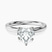 Pre-Designed Platinum Four Prong Solitaire 2mm Lab Diamond Ring