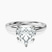 Pre-Designed Platinum Four Prong Solitaire 2mm Lab Diamond Ring