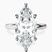 Pre-Designed Platinum Four Prong Solitaire 2mm Lab Diamond Ring